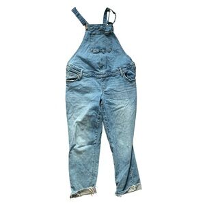 Isabel by Ingrid & Isabel Light Wash Maternity Overalls 10